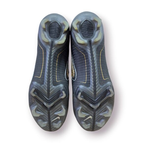 Nike Merucial Vapor 14 Elite FG Soccer Football Cleats - Men Size 9.5 Gold Black - Picture 10 of 13